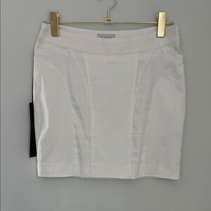 bebe Y2K White Mini Skirt NWT Size 6